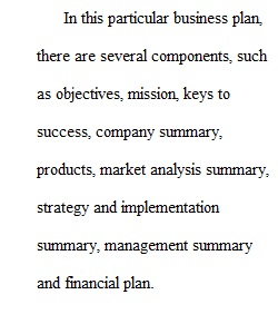 Business Plan Analysis
